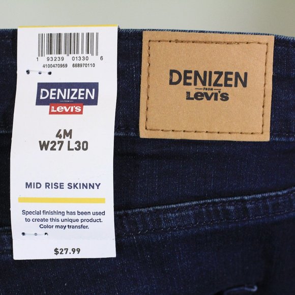 Women's Levi's Denizen Stretch Mid Rise size 4M - Picture 5 of 13